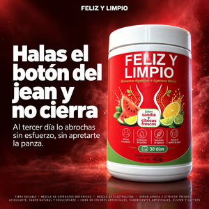 �La barriga se te infla despu�s de comer? FELIZ Y LIMPIO