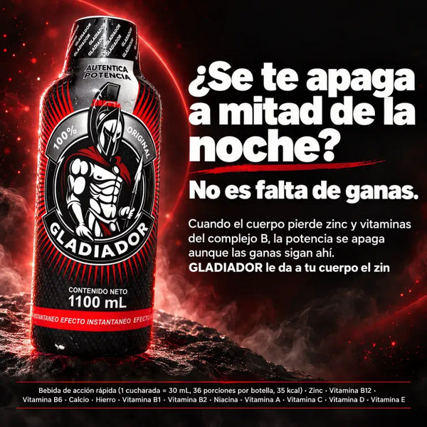GLADIADOR frasco frontal